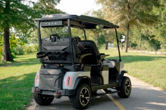 Silver Teko Trophy Golf Cart Lithium WOW